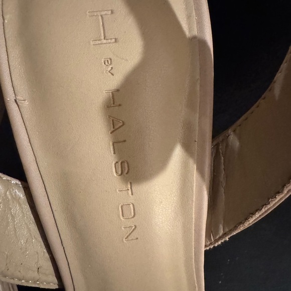 NWOT Size 11 Beige and Black 3” Leather Heels by Halston - Picture 4 of 16